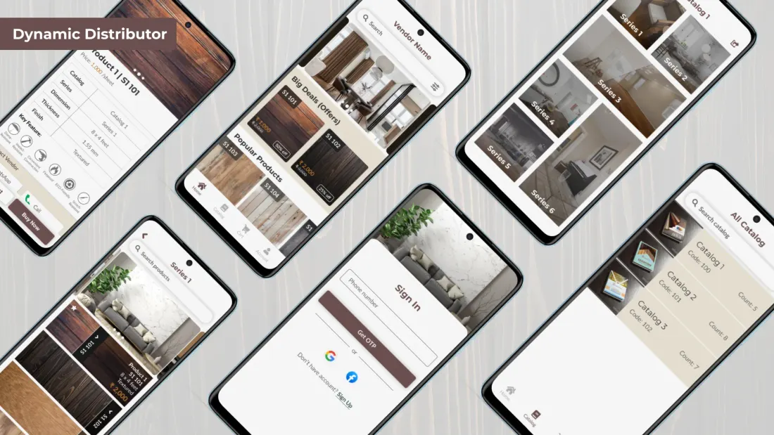 Dynamic Distributors interface